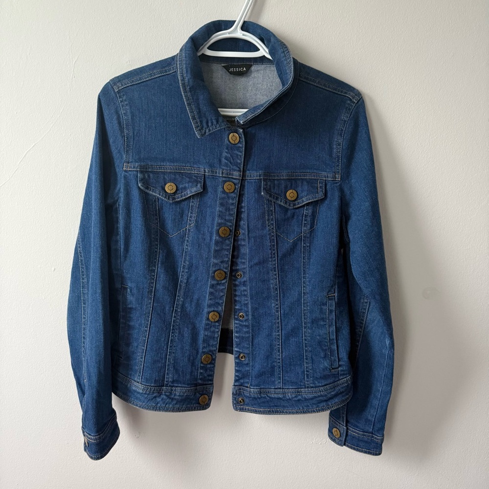Jessica Blue Jean Jacket + FREE Leggings